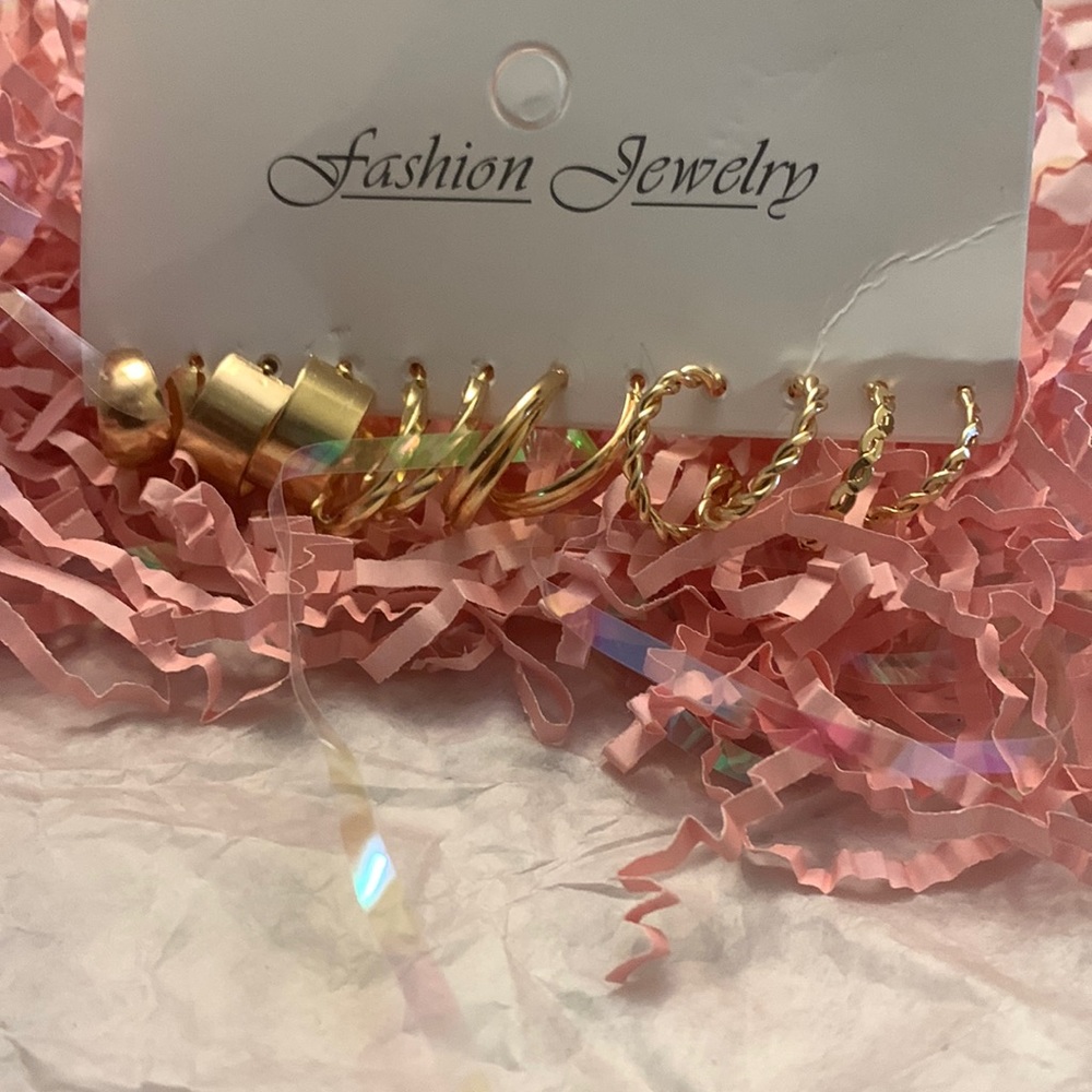 Gold plated Nickel free 6 pair